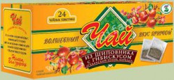 Чай из шиповника с гибискусом 24 шт. ф/пак. 2 г