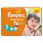 Подгузники, Pampers (Памперс) 11-25 кг р. 5 №44 слип энд плей джуниор