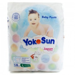 Подгузники-трусики 18 шт. YokoSun 9-14 кг
