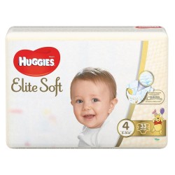 Подгузники, Huggies (Хаггис) 8-14 кг р. 4 №33 элит софт